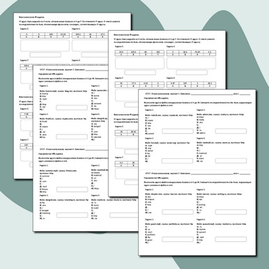 Информатика, ОГЭ, задание №7. Мини-контрольная