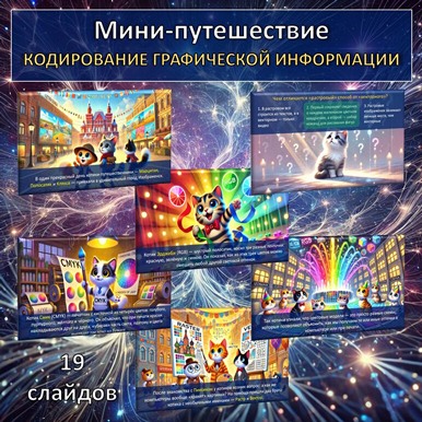 Мини-путешествие по теме «Кодирование графической информации», презентация