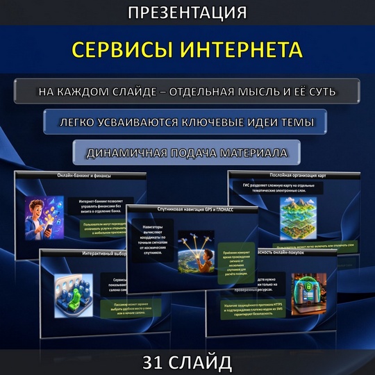 Презентация по теме «Сервисы Интернета»