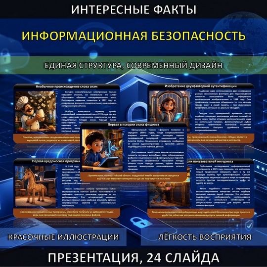 Презентация «Интересные факты» по теме «Информационная безопасность»